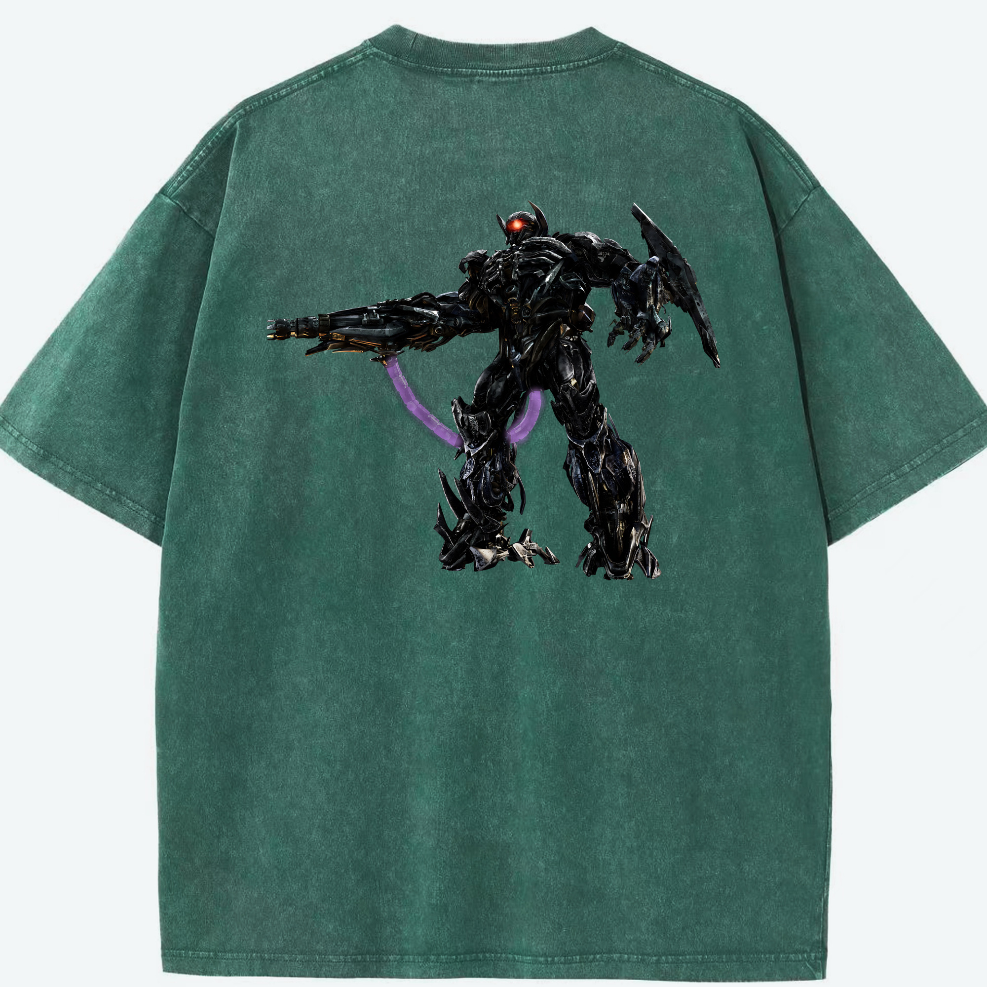 （画像用） Transformers トランスフォーマー 綿100% ヴィンテージ風 半袖Tシャツ（背面プリント）